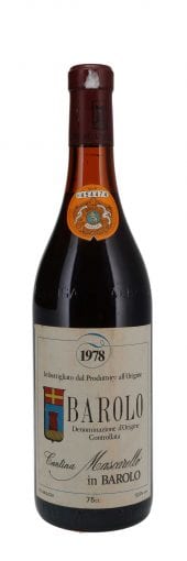 1978 B. Mascarello Barolo 750ml