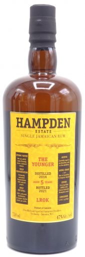 2021 Hampden Single Jamaican Rum The Younger LROK 750ml