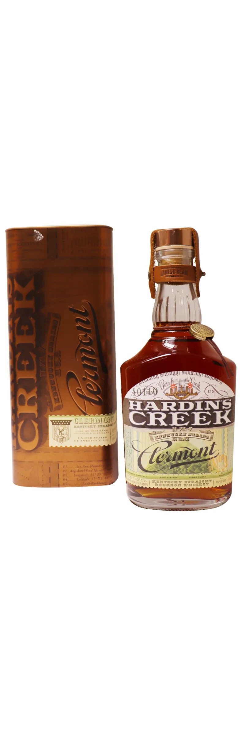 Hardin’s Creek Bourbon Whiskey Clermont, 110.0 Proof 750ml